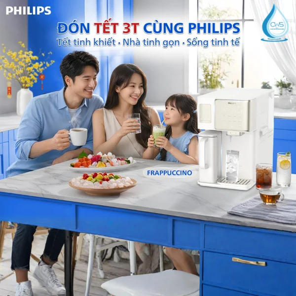 Máy Lọc Nóng Lạnh Philips ADD6922CG_97 Để Bàn - Làm Đá Nhanh Vượt Trội, Giải Nhiệt Ngày Hè