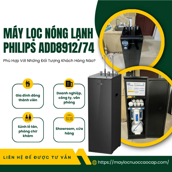 Máy Lọc Nóng Lạnh Philips ADD8912_74 Phù Hợp Với Những Đối Tượng Nào