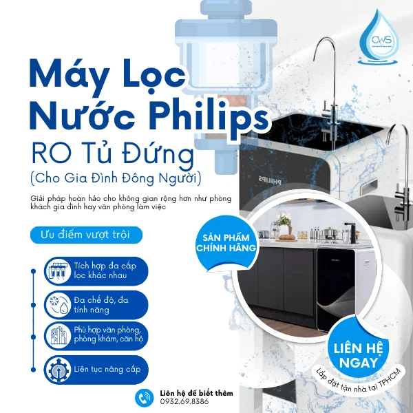 Máy Lọc Nước RO Philips Tủ Đứng (Cho Gia Đình Đông Người)