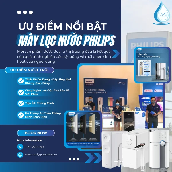 Những Ưu Điểm Nổi Bật Của Các Dòng Máy Lọc Nước Philips