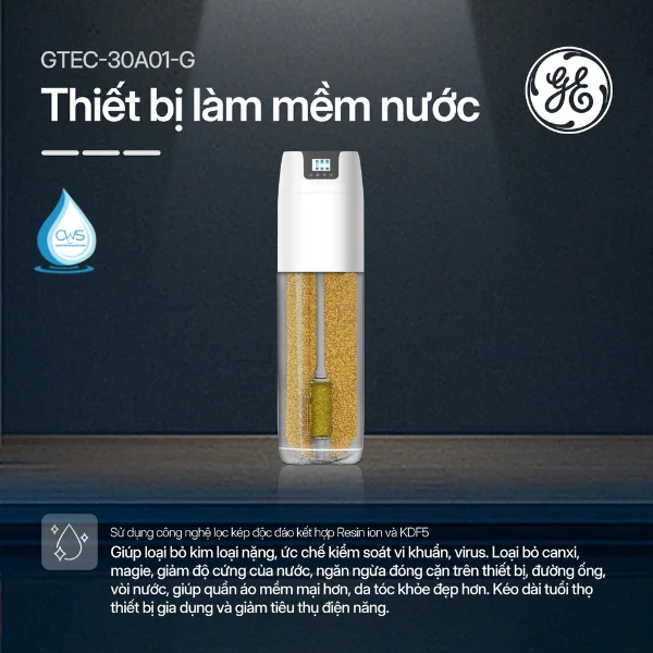 Thiết Bị Làm Mềm Nước GE GTEC-30A01-G