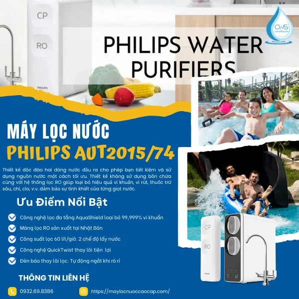 Ưu Điểm Nổi Bật Của Máy Lọc Nước Philips AUT2015