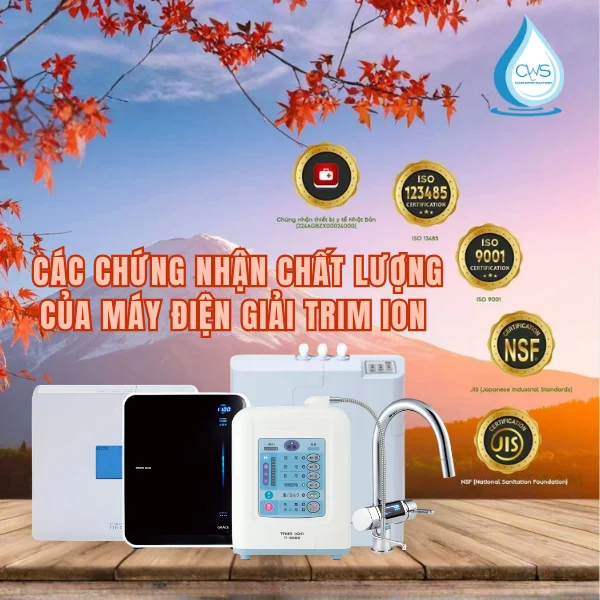 Các Chứng Nhận Quan Trọng Về Sức Khỏe Và Chất Lượng Của Trim Ion