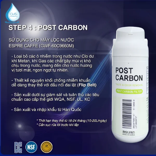 Chức Năng Của Lõi ATCR-Post Carbon
