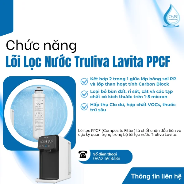 Chức Năng Lõi Lọc Truliva Lavita PPCF