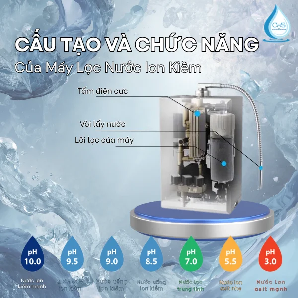 Đặc Điểm Cấu Tạo Và Chức Năng Của Các Dòng Máy Lọc Nước Ion Kiềm Trên Thị Trường