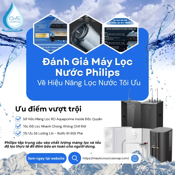 Đánh Giá Máy Lọc Nước Philips Về Hiệu Năng Lọc Nước Tối Ưu