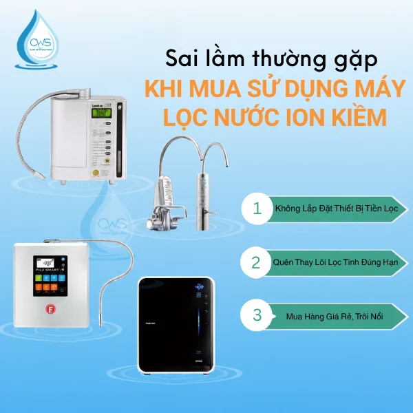 Lưu Ý Khi Mua Và Sử Dụng Máy Lọc Nước Ion Kiềm Tránh Bị Hư Hỏng Đáng Tiếc