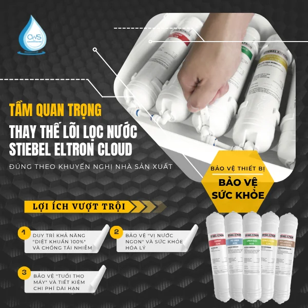 Tầm Quan Trọng Của Việc Thay Thế Lõi Lọc Nước Stiebel Eltron CLOUD Đúng Hạn