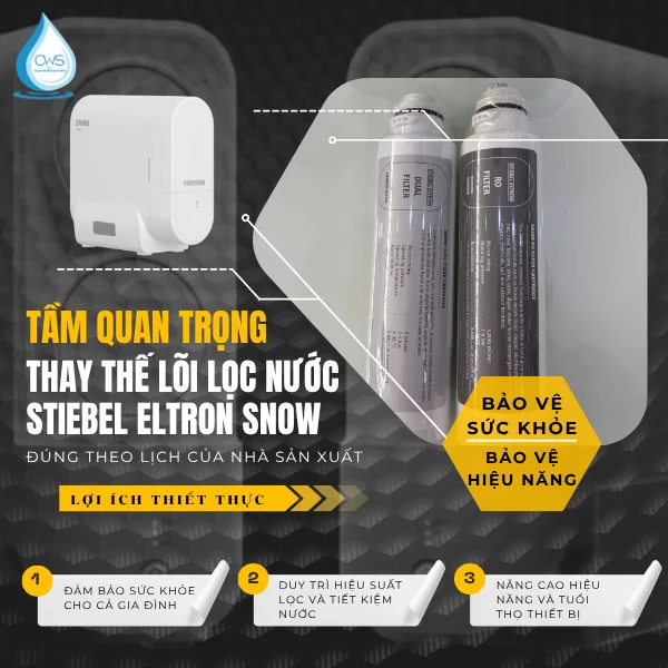 Tầm Quan Trọng Của Việc Thay Thế Lõi Lọc Nước Stiebel Eltron SNOW Đúng Hạn