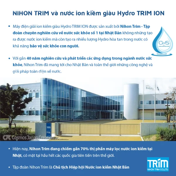 Tập Đoàn Nihon Trim - Dẫn Đầu Trong Công Nghệ Điện Giải Nhật Bản