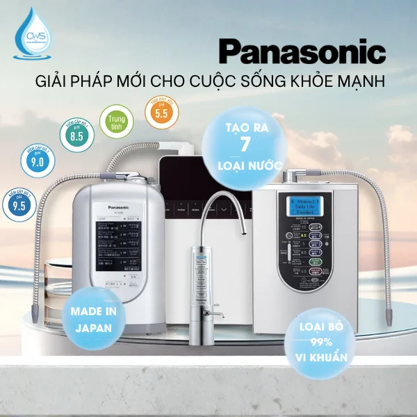 Tìm Hiểu Về Máy Lọc Nước Ion Kiềm Panasonic