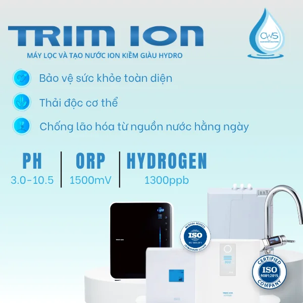 Ưu Điểm Nổi Bật Của Máy Lọc Nước Ion Kiềm Trim Ion Trên Thị Trường
