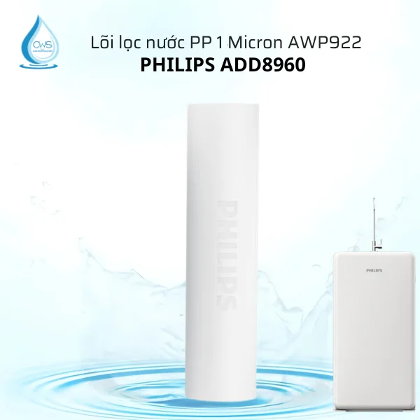 Bộ Lõi Lọc Nước Philips ADD8960 - Lõi PP 1 Micron AWP922 Bộ Lõi Lọc Nước Philips ADD8960 - Lõi PP 1 Micron AWP922