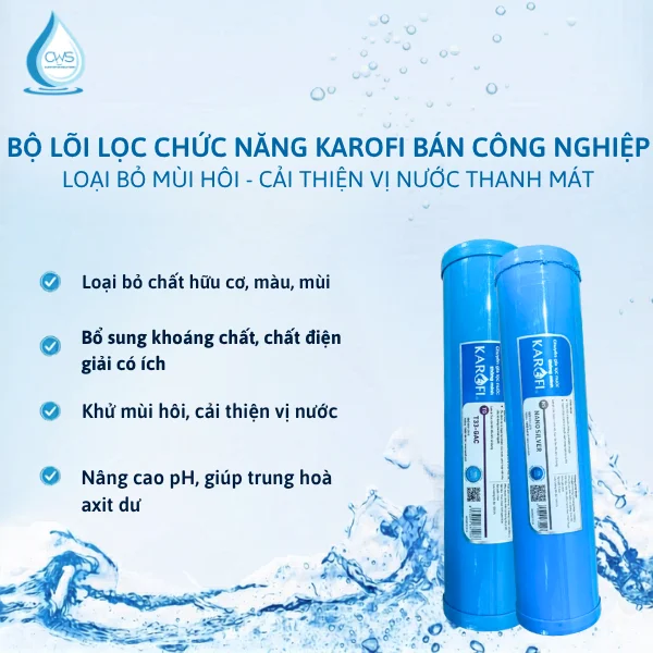 Cấu Tạo Và Hiệu Năng Lọc Của Bộ Lõi Lọc Chức Năng Karofi