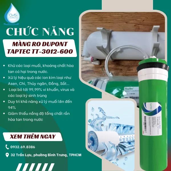 Chức Năng Của Màng Lọc