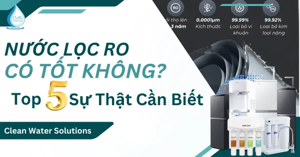 Nước Lọc RO Có Tốt Không 5 Sự Thật Cần Biết