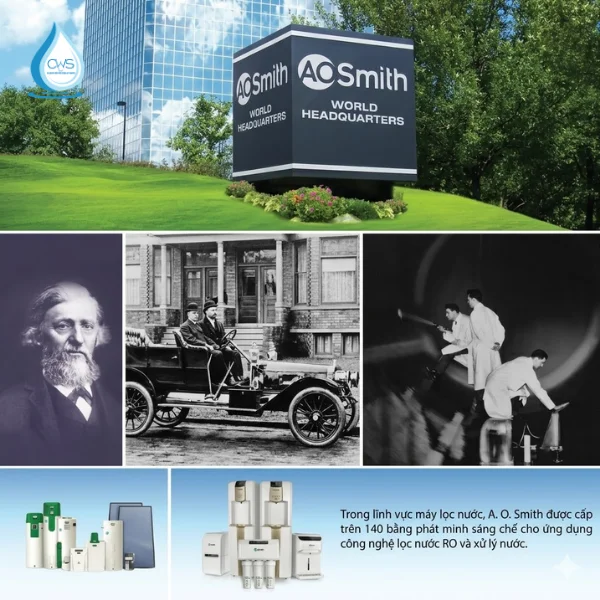 Thương Hiệu AO Smith 150 Năm Trong Ngành Lọc Nước