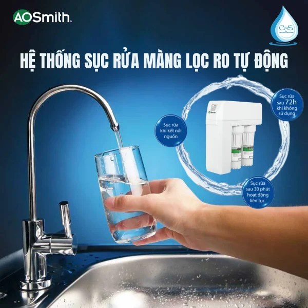 Công Nghệ Hệ Thống Sục Rửa Màng Lọc RO Tự Động