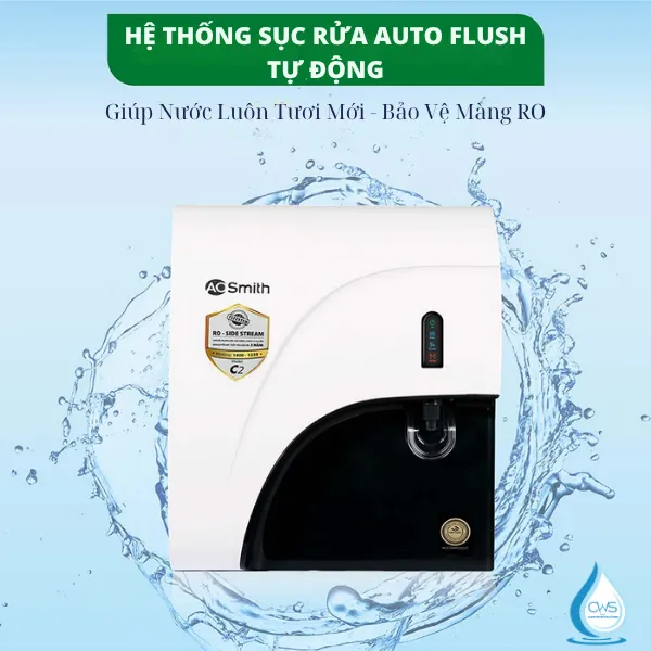 Hệ Thống Sục Rửa Auto Flush Giúp Nước Luôn Tươi Mới