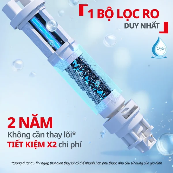 Màng Lọc RO Máy Lọc Nước Tefal BR453AY0 Tuổi Thọ Lên Đến 2 Năm