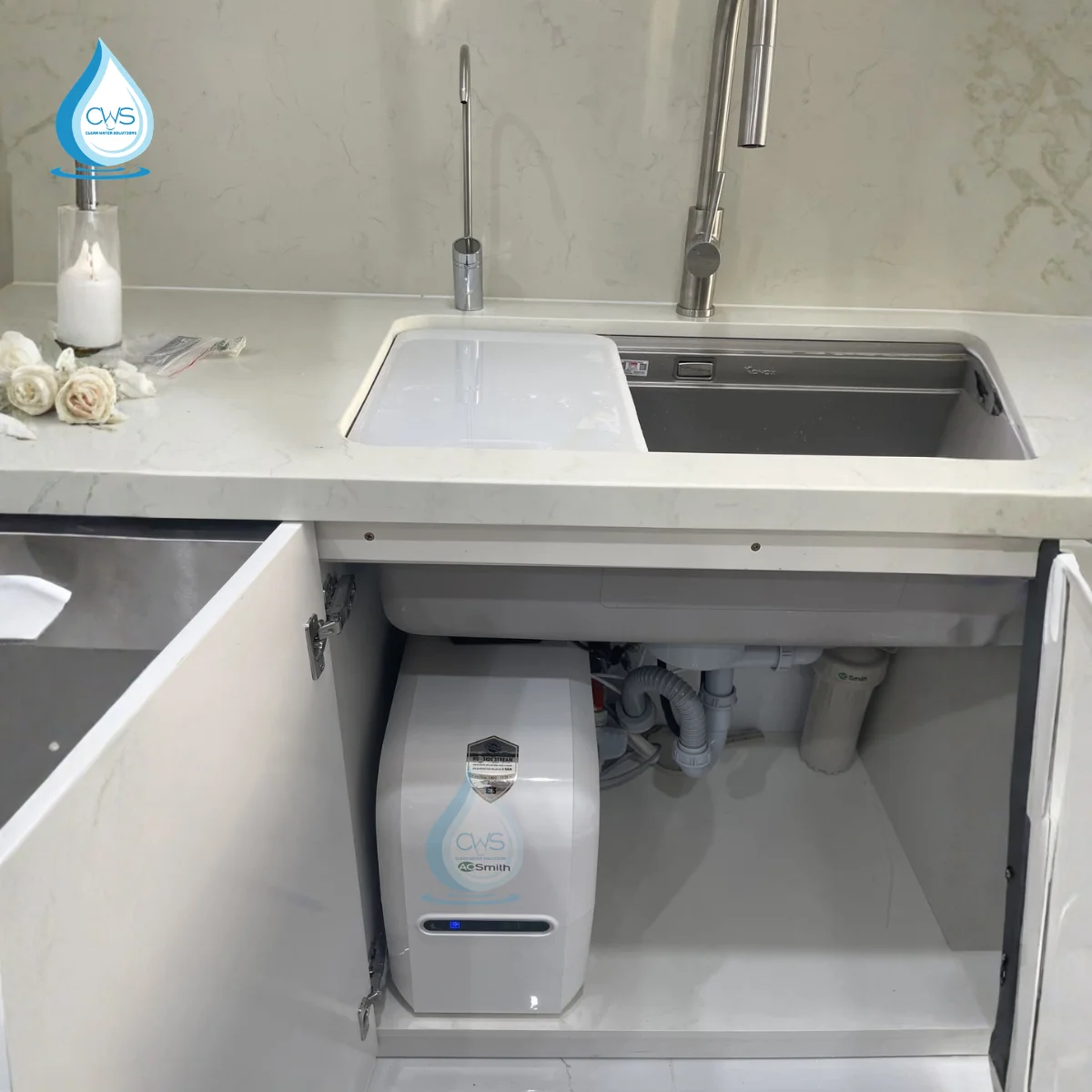 Máy Lọc Nước AO Smith E3 Tối Ưu Không Gian Gầm Tủ Tối Đa Máy Lọc Nước AO Smith E3 Tối Ưu Không Gian Gầm Tủ Tối Đa