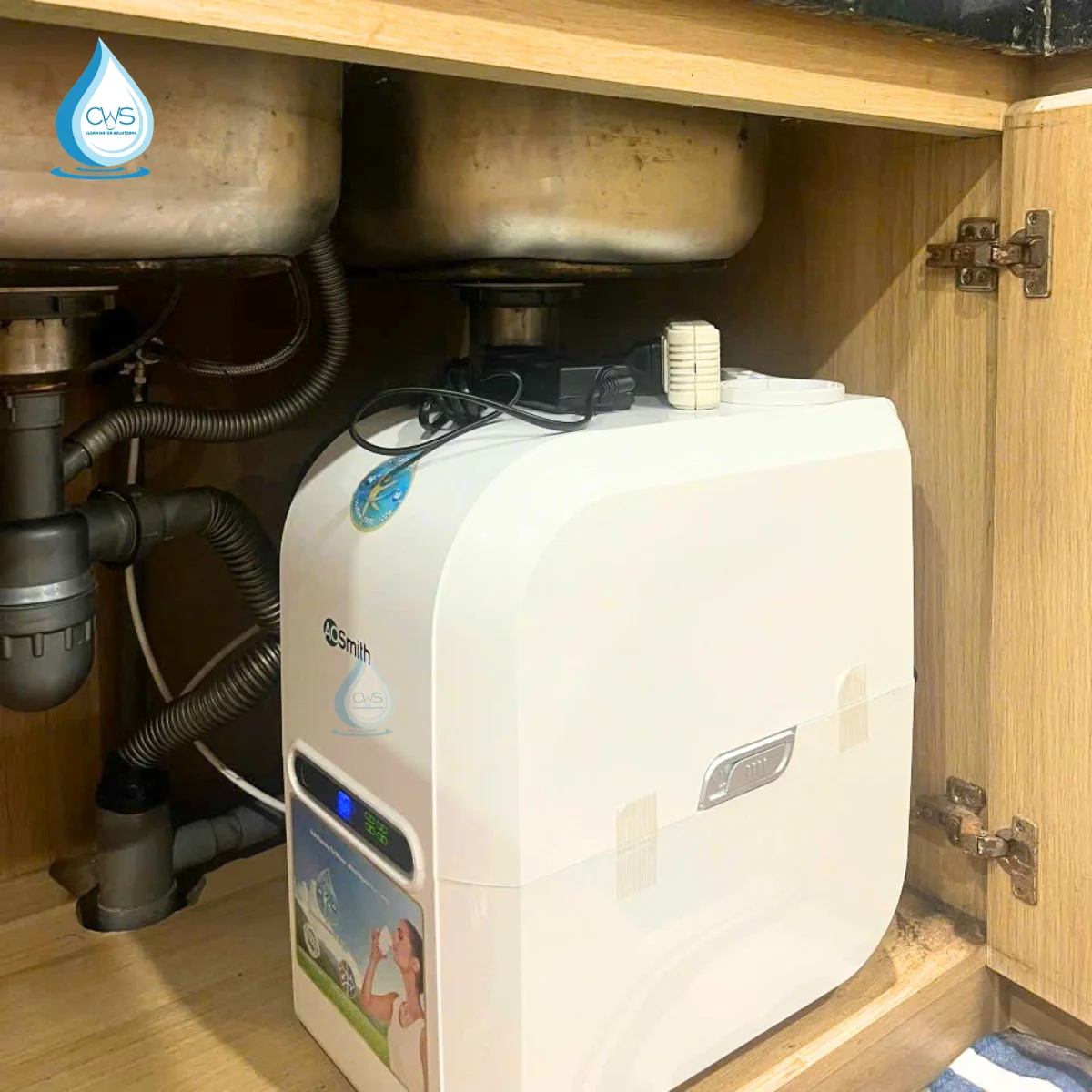 Máy Lọc Nước AO Smith Vita Plus Tối Ưu Không Gian Dưới Gầm Lavabo Máy Lọc Nước AO Smith Vita Plus Tối Ưu Không Gian Dưới Gầm Lavabo