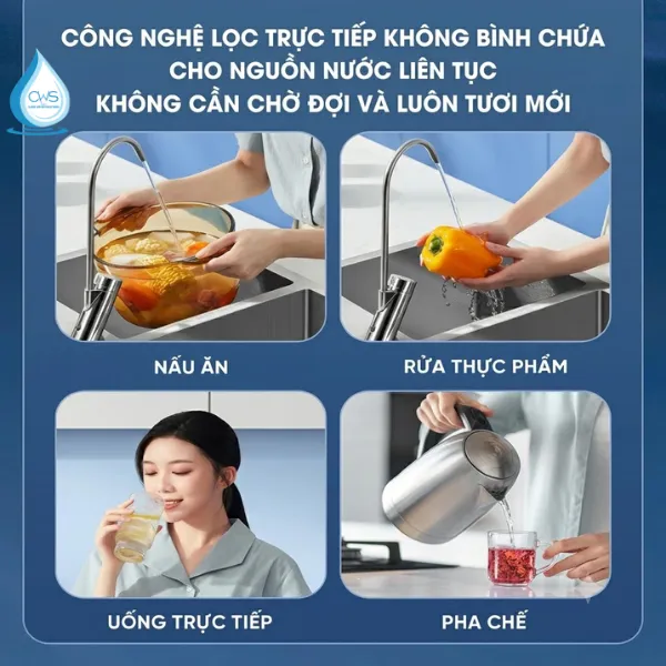 Máy Lọc Nước AO Smith X1000 Cung Cấp Nước Tươi Trực Tiếp Cho Mọi Nhu Cầu Sử Dụng