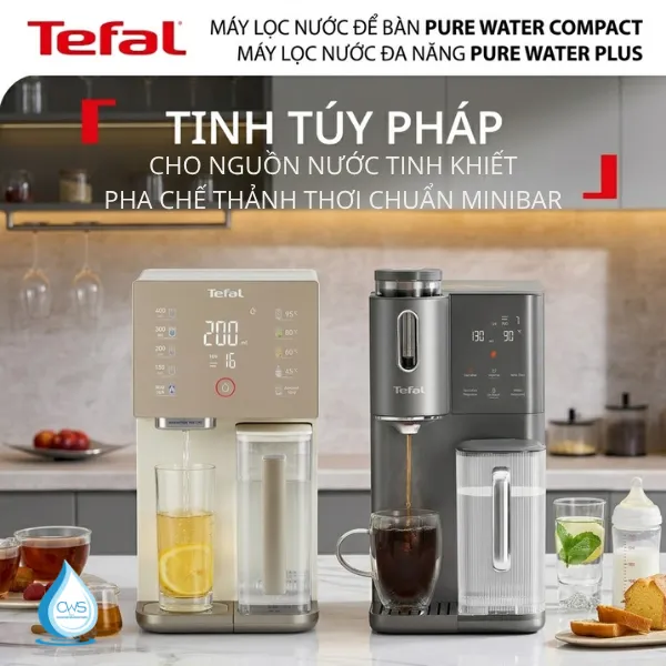 Máy Lọc Nước Nóng Lạnh Tefal - Tinh Túy Pháp