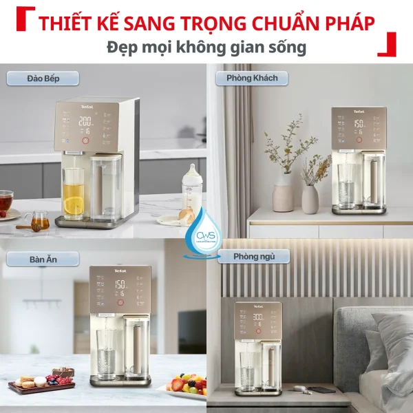 Máy Lọc Nước Tefal BR453AY0 Sở Hữu Thiết Kế Sang Trọng Chuẩn Pháp
