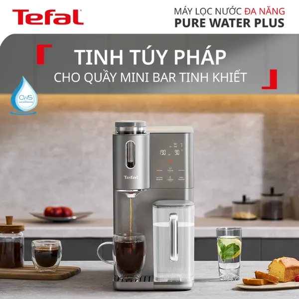 Máy Lọc Nước Tefal BR653BY0 Nóng Lạnh Sở Hữu Công Nghệ Chiết Xuất Trà Và Cà Phê Mới Lạ