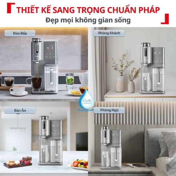 Thiết Kế Compact Trên Máy Lọc Nước Tefal BR653BY0 Sang Trọng, Đẳng Cấp