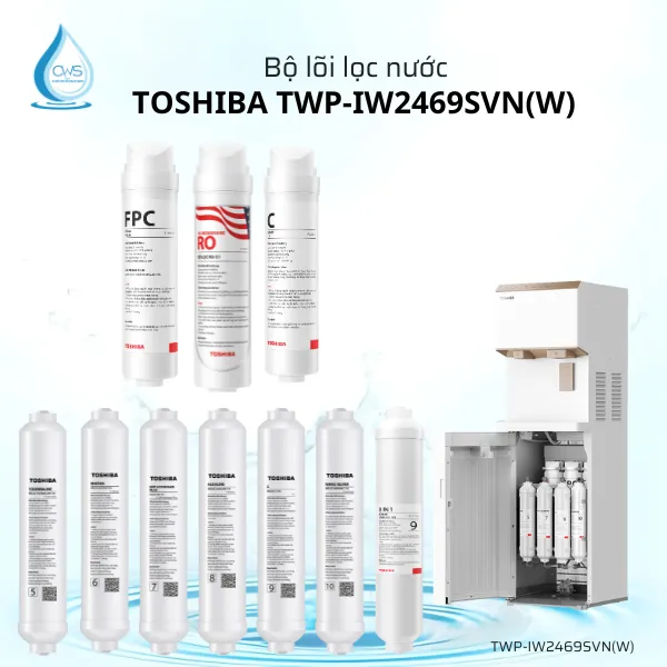 Bộ 10 Lõi Lọc Nước Toshiba TWP-IW2469SVN(W) Bộ 10 Lõi Lọc Nước Toshiba TWP-IW2469SVN(W)