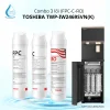 Bộ Lõi Lọc Nước Toshiba TWP-IW2469SVN(K) - Combo 3 Lõi FPC-C_RO