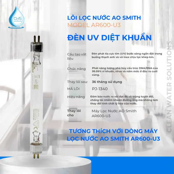 Đèn UV Diệt Khuẩn Cao Cấp (Mã PJ-1340)
