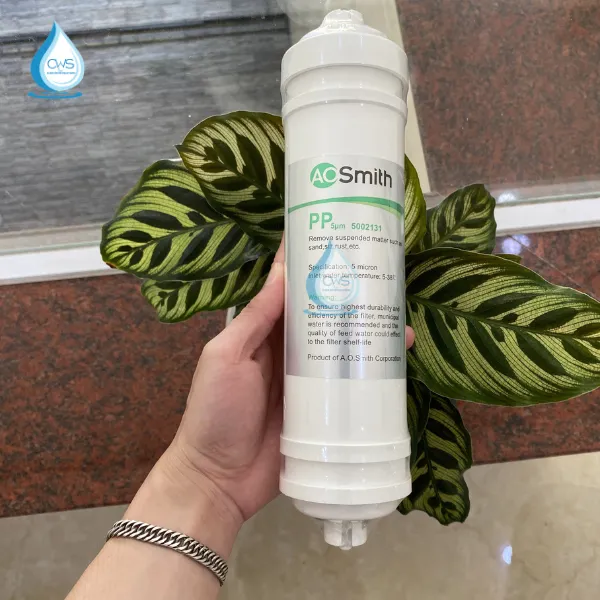 Hình Ảnh Thực Tế Lõi PP 5 MicronTrong Combo Lõi Lọc Nước AO Smith 5 Lõi Hình Ảnh Thực Tế Lõi PP 5 MicronTrong Combo Lõi Lọc Nước AO Smith 5 Lõi