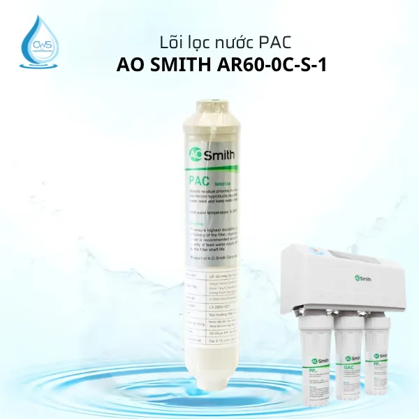 Lõi Lọc Nước AO Smith Model AR600-C-S-1 - Lõi Lọc PAC Lõi Lọc Nước AO Smith Model AR600-C-S-1 - Lõi Lọc PAC