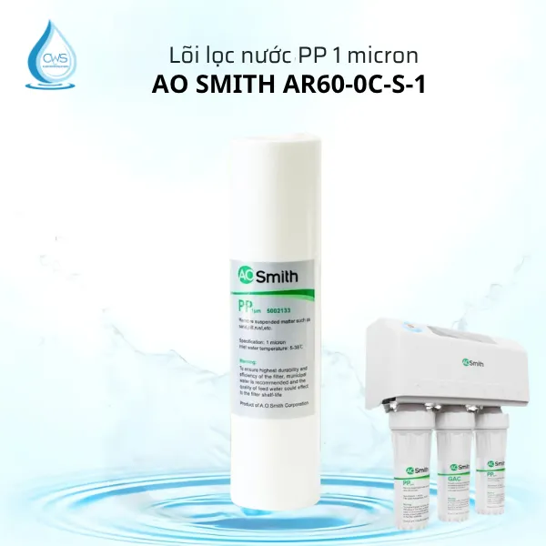 Lõi Lọc Nước AO Smith Model AR600-C-S-1 - Lõi Lọc PP 1 Micron Lõi Lọc Nước AO Smith Model AR600-C-S-1 - Lõi Lọc PP 1 Micron