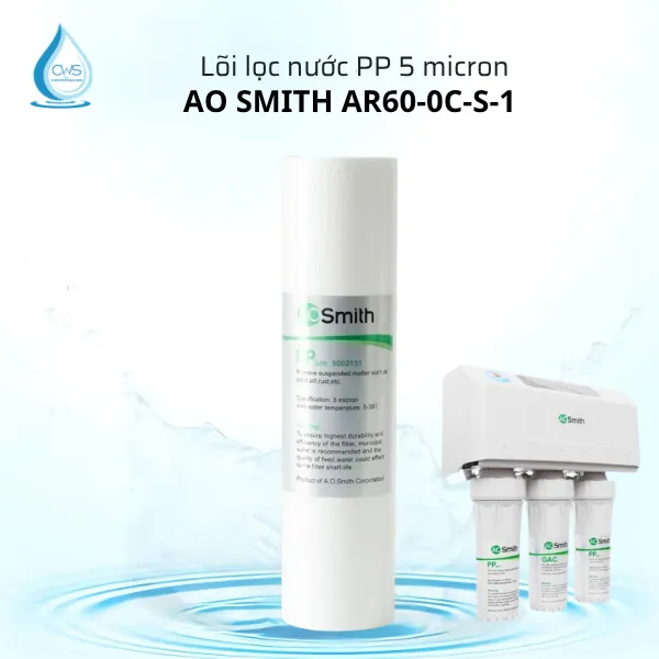 Lõi Lọc Nước AO Smith Model AR600-C-S-1 - Lõi PP 5 Micron Lõi Lọc Nước AO Smith Model AR600-C-S-1 - Lõi PP 5 Micron