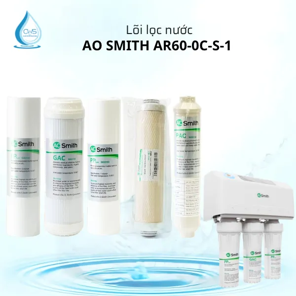 Lõi Lọc Nước AO Smith Model AR600-C-S-1 Lõi Lọc Nước AO Smith Model AR600-C-S-1