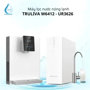 Máy Lọc Nước Nóng Lạnh Truliva W6412 UR3626 - Combo Mới