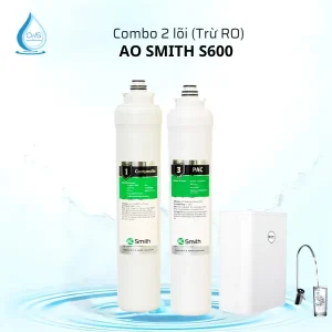 Combo 2 Lõi Lọc Nước AO Smith S600 Chính Hãng - Trừ RO