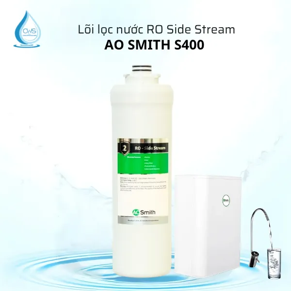 Lõi Lọc Nước AO Smith S400 - RO Side Stream LX-0250V-001 Lõi Lọc Nước AO Smith S400 - RO Side Stream LX-0250V-001