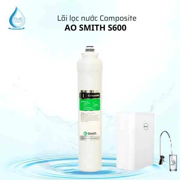Lõi Lọc Nước AO Smith S600 Chính Hãng - Lõi Composite Lõi Lọc Nước AO Smith S600 Chính Hãng - Lõi Composite