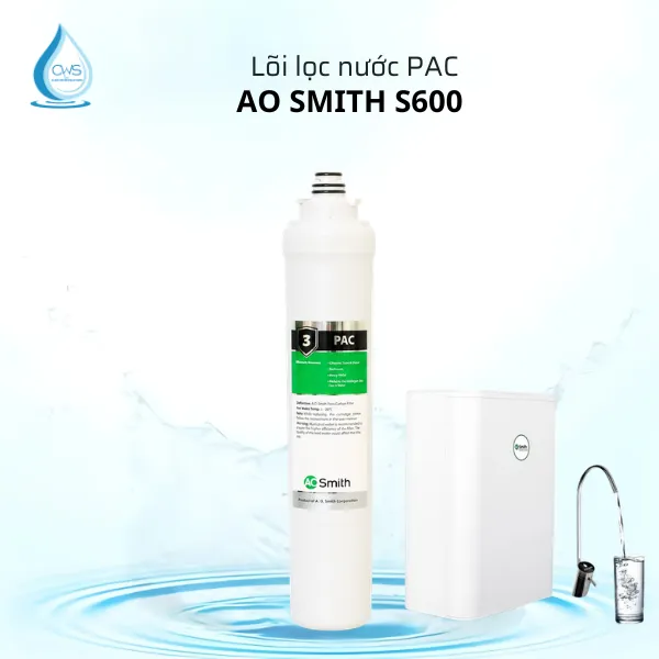 Lõi Lọc Nước AO Smith S600 Chính Hãng - Lõi PAC Lõi Lọc Nước AO Smith S600 Chính Hãng - Lõi PAC
