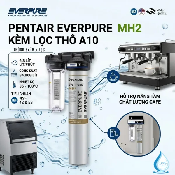 Ưu Điểm Của Máy Lọc Nước Pentair Everpure MH2