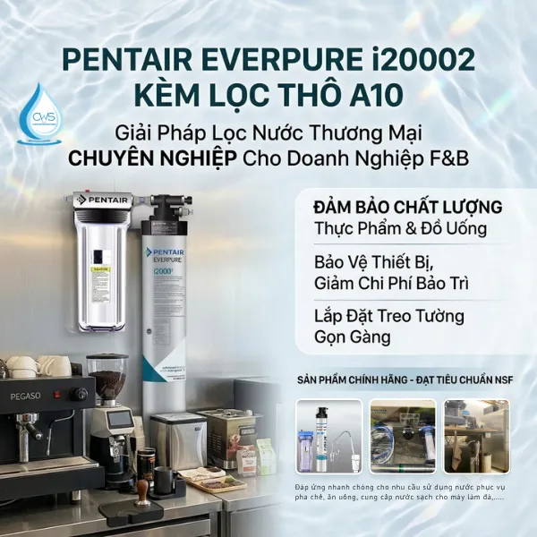 Ưu Điểm Của Máy Lọc Nước Pentair Everpure i20002