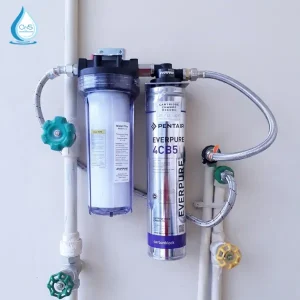 Hình Ảnh Lắp Đặt Thực Tế Máy Lọc Nước Pentair Everpure 4CB5 Tại Doanh Nghiệp
