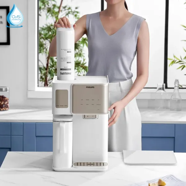 Vị Trí Lõi Lọc Nước Philips ADD6922 Trên Máy Vị Trí Lõi Lọc Nước Philips ADD6922 Trên Máy