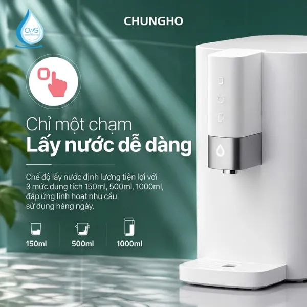 Đa Dạng Dung Tích - Lấy Nước 1 Chạm